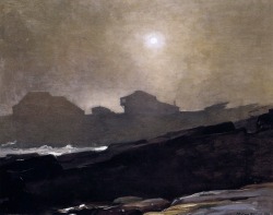 themainloop:  Winslow Homer . The Artist’s Studio in the Afternoon Fog 