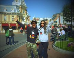bruno-news:  JessicaCaban: That time we ran around Disney like two kids. Best day ever #loveyou #missyou