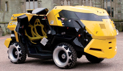 carsthatnevermadeitetc: Land Rover City Cab 1994. A number of these vehicles were built, based on a Land Rover 101FC military chassis, for the Judge Dredd movie. Most were broken down after filming but a few survive in private hands as well as one at