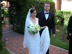 when-the-clock-strikess-midnight:  I present to you John Green on his wedding day. 