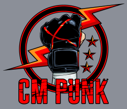 dlxartist:  With new of CM punk joining UFC I thought I would do a shirt design for it! (Shirt coming soon!)  Enjoy. Dwayne