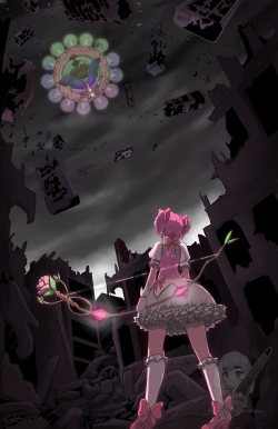 caffeccino:  “Sorry Homura-chan, but… I’m going to become a magical girl!”This is definitely one of my best! You can do it Madoka! I’m going to be selling prints of this one in the near future!  \ v / Dedicated to castellla and thekusabi &lt;3