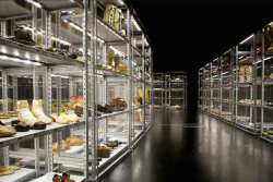 putthison:  A Shoe Museum It’s believed that humans have been wearing footwear for as long as 40,000 years, which means there’s been a lot of time to invent different styles. Just a small percentage of those is housed at Shoes Or No Shoes — a shoe