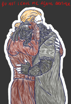 little-smartass:  Watched the Hobbit yesterday and got a lot of Fili and Kili brotherly feels… 