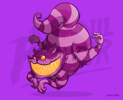 eatsleepdraw:  I don’t even like cats. But the Cheshire Cat is awesome. For more visit: ghoulpowerproject.tumblr.com 