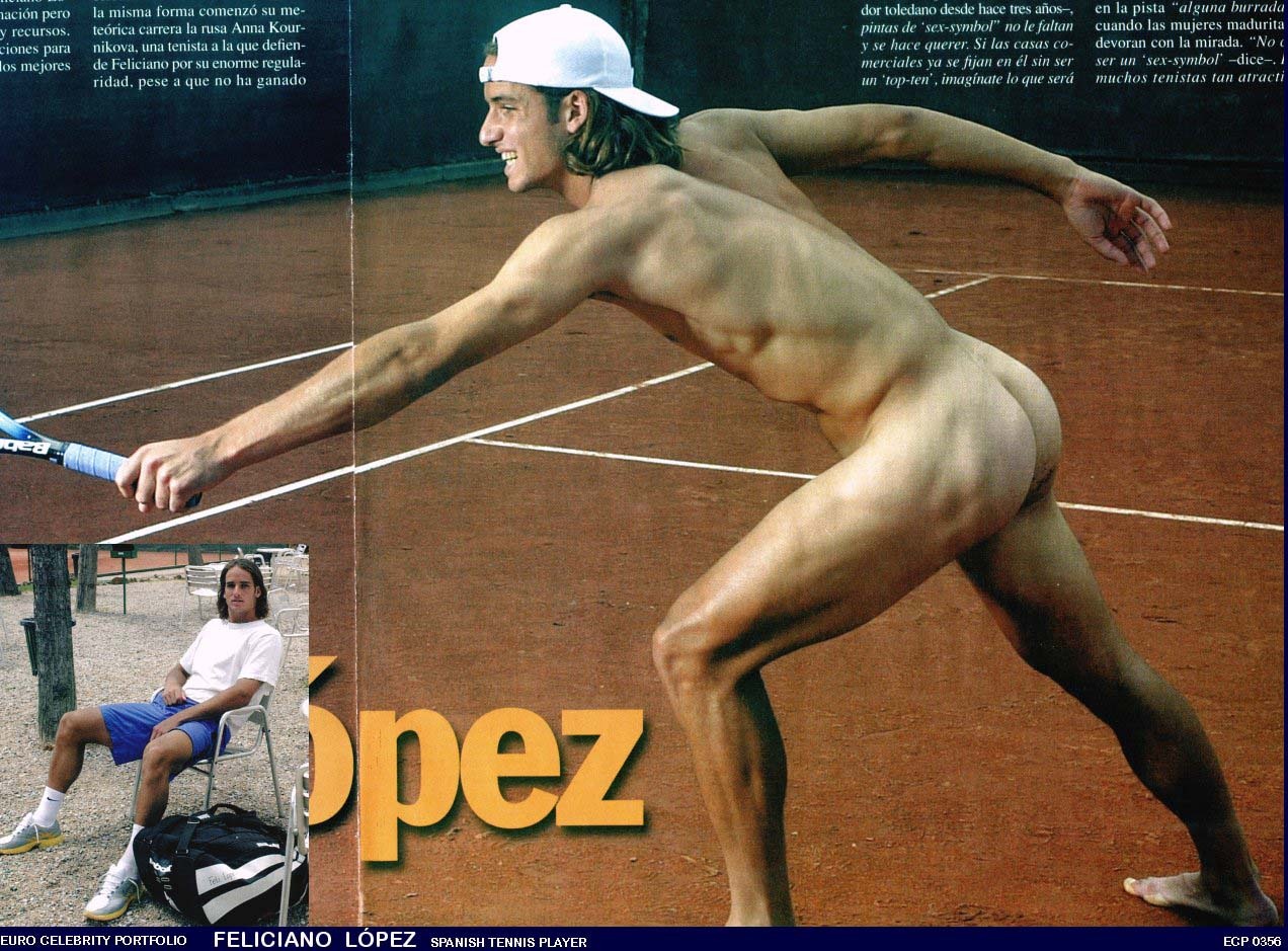 Famou male nude tennis players