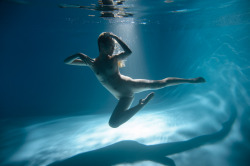 Figure Firming Underwater Nude Exerise