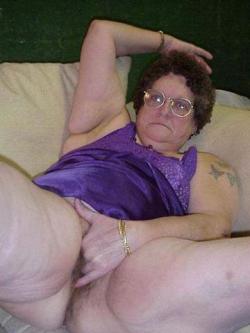 This fat old granny is having a grand time playing with her pussy, fantasizing about a young stud going to bed with her.Find Sexy Older Ladies in Your Local Area!