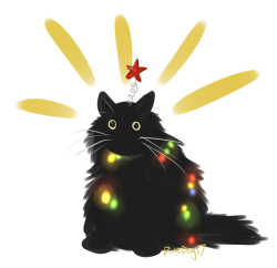 coolcatgroup: dimedog: i can’t stop sending this cat to people so I may as well draw him  I absolutely love this cat so I’m glad you did this 