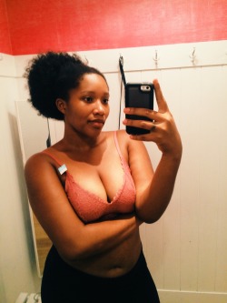 blackandcurvy:  ig: alexisisradical   tumblr: claimedexistence  I like this bralette. She looks cute and so does her bralette