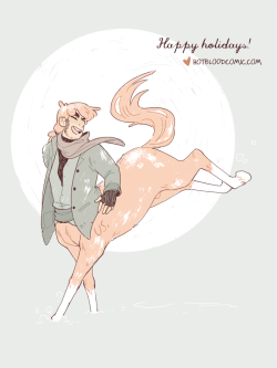 starlock:  Thank you for reading and supporting my comic all year, everyone! As a small gift, please accept these videos of horses playing in the snow~ ❄ You can read  Hotblood! at hotbloodcomic.com, or support by joining my Patreon campaign ! 