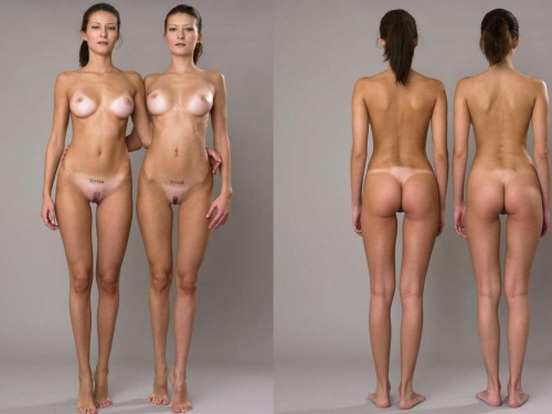Naked twin sisters