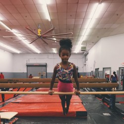 alexandraelle:  The next Gabby Douglas/Dominique Dawes in the making! 😍😍😍