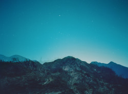 anthony-samaniego:glistening stars &amp; silence Sometimes I head up into the local mountains to take photos. It’s nice to get away and get lost looking at the stars. The mountains and darkness eminate a foreign adventure. It’s so dark that it takes