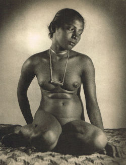 Sri Lankan girl modelling, via Buy Vintage Ads.