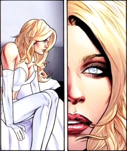 nerdynerdynerd:  Emma Frost from Uncanny X-Men v1 542 emma contemplates smothering hope as she sleeps 0_0