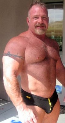 daddiesandsirsandboysohmy:  I made the mistake of buying him swimming trunks once. Dad looked at me sternly and said: “Boy, swimming trunks are for pussies with small dicks. Real men wear speedos and proudly show of their bulge.”  