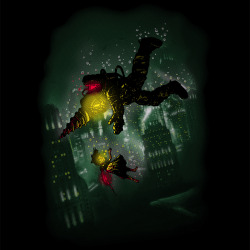 insanelygaming:  Falling in the Deep Available on ShirtPunch on August 10th for บ.00 USD Created by Father Kojak