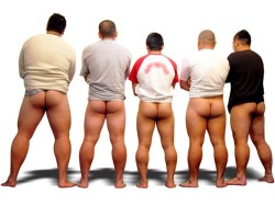 housebearsofatlanta:  If your butts not chubby I’m not into it ! Love this group of bear chub butts ;) amazing