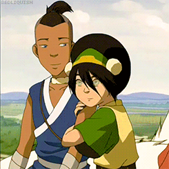 themeghanchakra:   you shut up this is the cutest gifset   I guess this explains why the Beifong sisters are half sisters :/