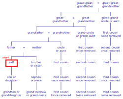 bramblepatch:  dualstingers:  tookmyskull:   stockade:   You’re welcome   Thanks for explaining this, I always wondered how this works.   so is the whole ‘being able to marry your second cousin thing’ correct or also does it include your first cousin