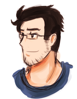 jo3mm:  maes hughes doodle~I realize that markiplier looks a heck of a lot like maes hughes o3o