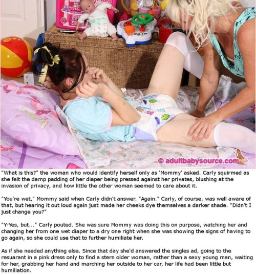 Girls forced into diapers stories