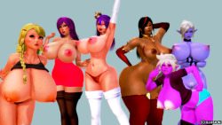 ottoecamn: I recreated a Bunch of Popular Adult OCs on Honey Select @witchking00​ ‘s Violet @scratch-tastic​ ‘s Syx @bewbchan ‘s Zeezee @kogeikun ‘s Wendolin @carmessi ‘s gala @mw-magister ‘s Panda  (you may need some mods to make