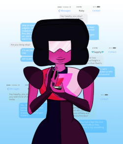 Garnet texting herself.(Submitted by neorescue)