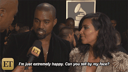 lean-mami:imwithkanye:Kanye West giving fans what they want on the red carpet.I LOVE MY DAD SO MUCH