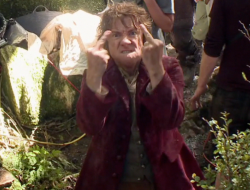 least-virginy-virgin-ever:  tomdelxnge:  carryonmywaywardgabriel:  Martin Freeman is an angry hobbit.  This is my favourite photoset of all time   See but I look at this and all I can think is “man I want to be the person applying those elf ears”