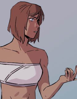 avatarkorrras:– but you all might want to relax before i tell you what i’m thinking.korra   swimsuit in ruins of the empire: part 1