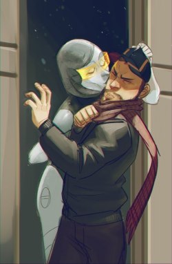 nickiecharles:i-came-from-the-brotherhood:masseffectkindofworld:benderdj:Sorry, did not know the author, because arts are not taken from tumblr.If you know the artist, please, inform me.Artist - makanidotdotI love these  I SHIPPED THEM SO HARD  So well