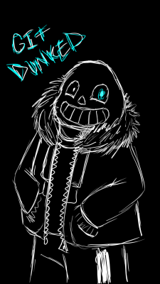 Sans from memory, drawn on my phone. Think I did pretty well.
