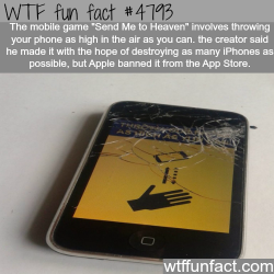 wtf-fun-factss:  Send Me to Heaven iPhone game - WTF fun facts