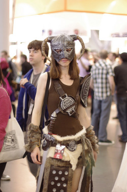 silvericedragon:  Photo of my Dovahkiin costume from PAX East 2014 taken by Better Off Doug.I’ve added more pictures of this costume to my Facebook page.