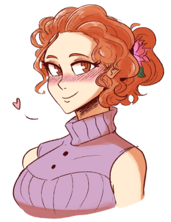 scruffyturtles:As I draw Haru with different hairstyles the troglodytes would yell, “cover her forehead!” and I’ll look down and whisper…“No.”
