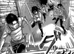  Levi &amp; Mikasa kicking ass in SnK Chapter 64 (Source)  GO ACKERMANS
