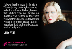 femfreq:  Don’t miss our interview with the wonderful Lindy West in our next newsletter. Sign up now!   She looks like that disgusting land whale Amy Schumer, I don’t care what fat dumb whore blondes have to say thank you very much.
