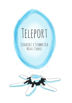 raedoodles:  Teleport - A Junkrat x Symmetra Mini comic Notes: Comic assumes they have been together for quite a while so brace yourselves for a mess of fluff. I had a blast drawing this and I hope you enjoy! Keep reading 