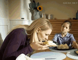 buffystolethetardis:  jordosross:  nickandjades-infinitelaughter:  Me as a parent  &ldquo;This is why dad left&rdquo;  I’ve been staring at this forever trying to figure out if those are mashed potatoes or Mac and cheese because sweetheart… YOU DO