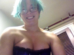 msunsolvedmystery:  Purple corset and g string.