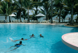 africansouljah:  A. AbbasMAURITIUS. 1992. The St Geran Hotel pool, also has nearby golf course.