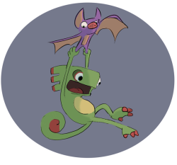 mike-draws-some-stuff:  Yooka-Laylee looks dope. I already love these 2 goons.
