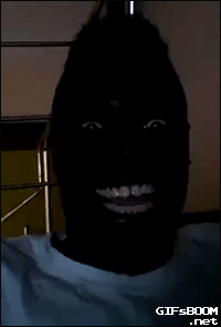 gifsboom:  Ghost. [video]  And people said that I was dark. (I&rsquo;m black by the way)