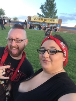 Normally i don&rsquo;t post personal photos but last night was epic for me!! I got to see my favorite band play he got to see his play and we had an amazing time!!!!   Me and jsin666 at the slipknot concert last night!!! Thank you Baby for a great time!!