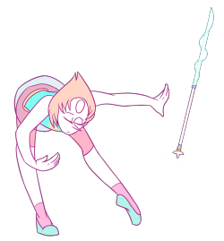 dawnrusika:  “Do It For Her…”Inspired kind of by sworn to the sword. Staff looks a little too small, but its nothing Photoshop can’t fix. Pearl is such a great character. Am I right or am I right?