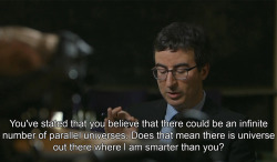  Comedian John Oliver Interviews Theoretical Physicist Stephen Hawking 