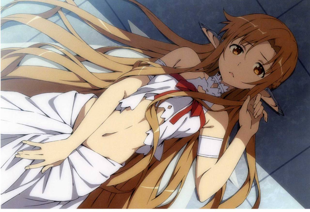 Anime girl with sword