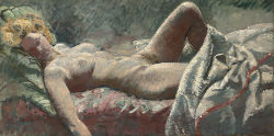 dappledwithshadow:  &lsquo;A Reclining Nude &rsquo; Paul Ayshford Methuin , 4th Baron Methuin ( English 1886-1974) Oil on canvas, circa 1930 